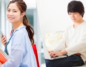 いろんな環境で受講するイメージ